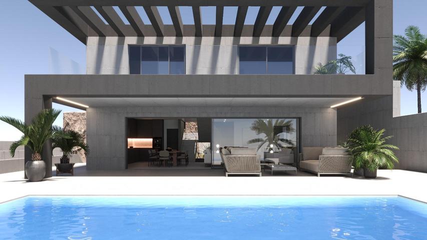Chalet independiente de lujo en Torremolinos. Piscina Infinity y jardines. En construcción photo 0