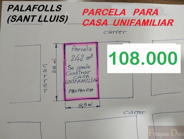 Terreno Urbanizable En venta en Sant Lluis, Palafolls photo 0