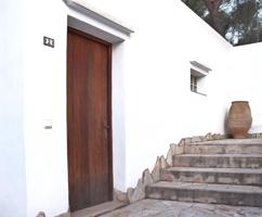 Casita con vistas panorámicas al mar y total privacidad en Es Cubells photo 0