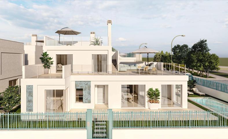 VILLAS DE LUJO EN LOS ALCAZARES A 700 METROS DE PLAYA. 3 DORM. 3 BAÑOS. PISCINA+GARAJE. photo 0