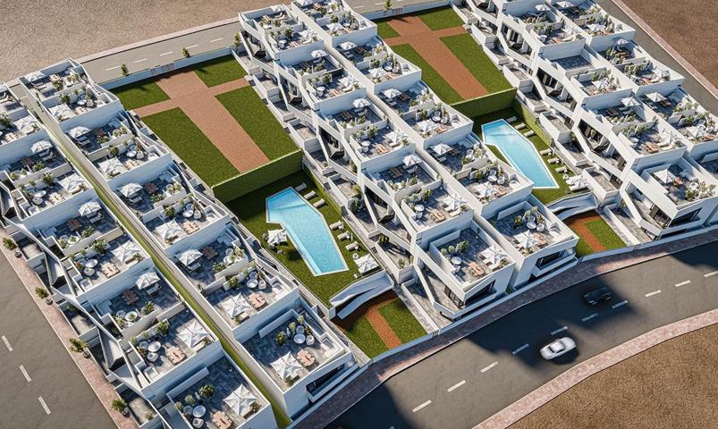 OBRA NUEVA BUNGALOWS PLANTA BAJA Y PLANTA ALTA! EN SAN MIGUEL DE SALINAS. 2 DORM. 2 BAÑOS. JARDIN 33 M2. TOTAL 120 M2. PISCINA. photo 0