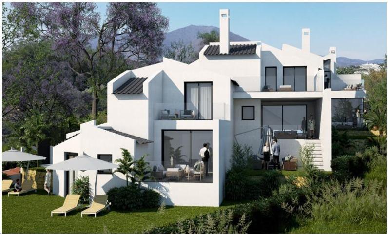 TRES ÚNICAS VIVIENDAS UNIFAMILIARES ADOSADAS. Bahía dorada, Estepona, Costa del Sol. photo 0