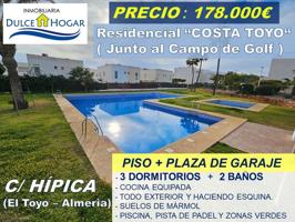 PISO EN EL TOYO, DE 3 DORMITORIOS + 2 BAÑOS + PLAZA DE GARAJE + PISCINA photo 0