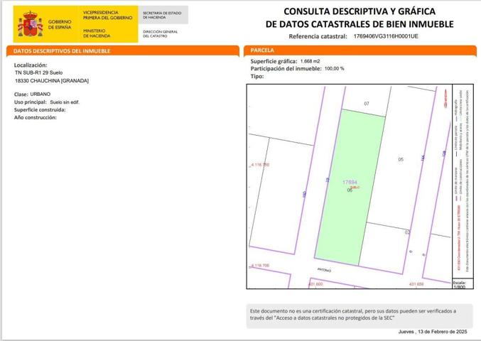¡Oportunidad única de inversión en Chauchina! photo 0