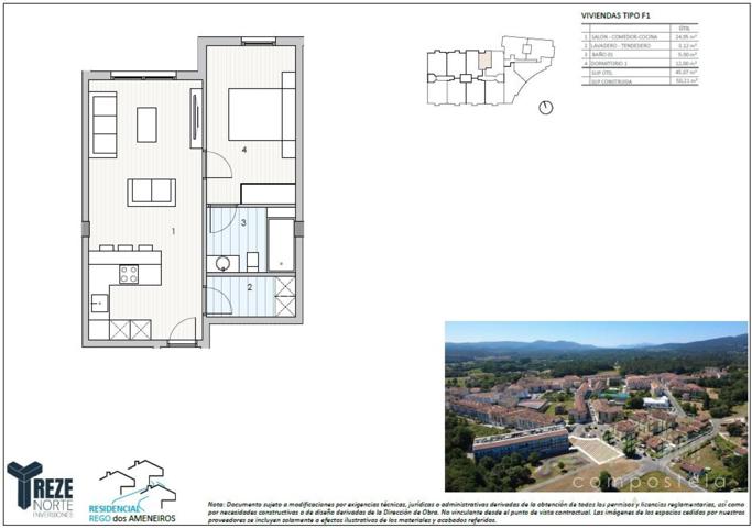 Viviendas de 1 dormitorio. 2ª Fase, 'Rego Dos Ameneiros' photo 0
