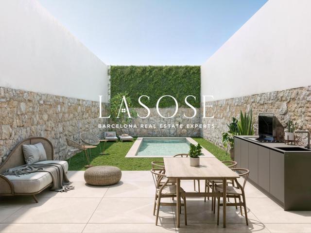 Exclusiva planta baja con jardín privado y piscina en el centro de Poblenou photo 0