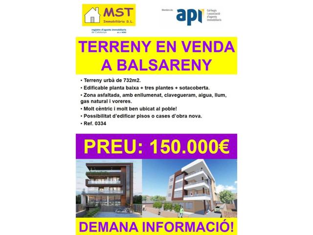 Terreno en venta en Balsareny photo 0