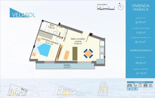 Estrena piso cerca de la playa, 1 dormitorio de obra nueva con vistas al futuro. photo 0