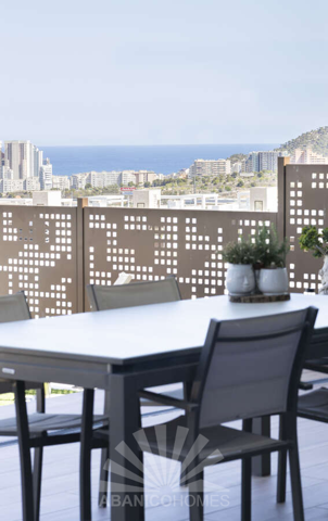 Casa adosada estilo moderno con piscina privada y vistas al mar en Balcón de Finestrat photo 0