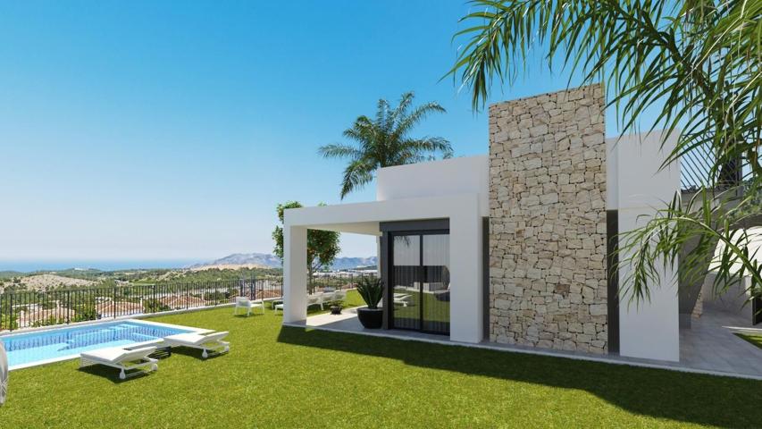 ¡Nueva villa con magníficas vistas al mar, en Polop Hills! photo 0