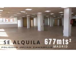 ALQUILO OFICINA 677mts² POLIGONO JULIAN CAMARILLO MADRID M-68 photo 0