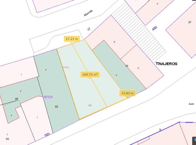 Terreno en venta en Tinajeros de 170 m2 photo 0