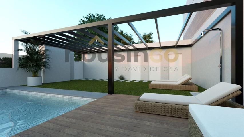 Bungalow en venta en Pilar de la Horadada, con 85 m2, y de terraza 37 m2, aire acondicionado por conductos photo 0