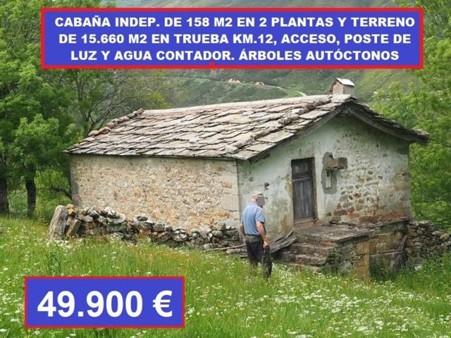 Cabaña Indep. de 160 m2 construidos en 2 plantas y Terreno de 15.660 m2 en Trueba, a 11 km. de Espinosa-Burgos photo 0