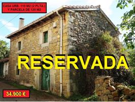 RESERVADA. Casa de piedra y sillería urbana de 110 m2 constr. y parcelita de 120 m2 en Veguilla de Soba (Cantabria) photo 0