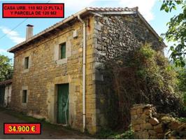 Casa de piedra y sillería urbana de 110 m2 constr. y parcelita de 120 m2 en Veguilla de Soba (Cantabria) photo 0