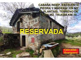 Reservada. Cabaña de piedra labrada de 2plantas con 126 m2 constr. y Terreno de 16.550 m2 en Trueba (a 200 m. de cascada photo 0