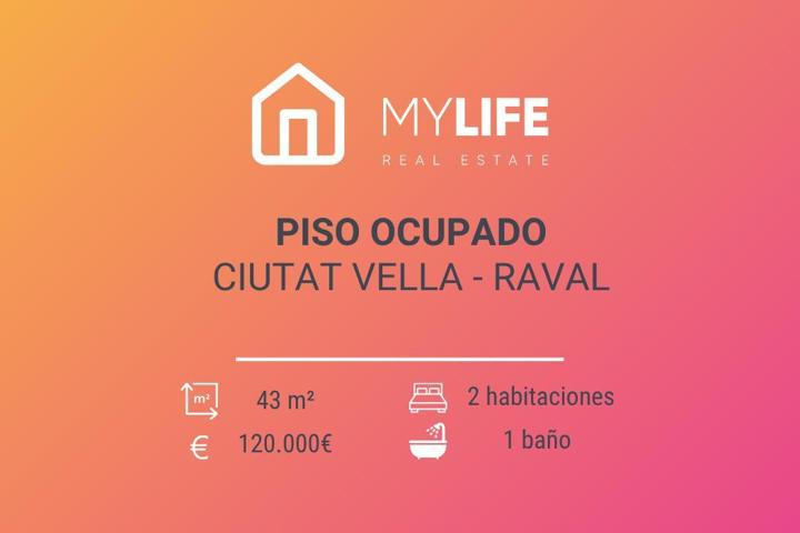 Piso ocupado en venta en Ciutat Vella photo 0