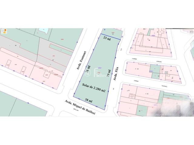 Solar en venta en PARC DE L’AIGUA – AVDA. FONTANET – MIQUE DE BATLLOREI , Terreny Comercial amb Gran Potencial: Parc de photo 0