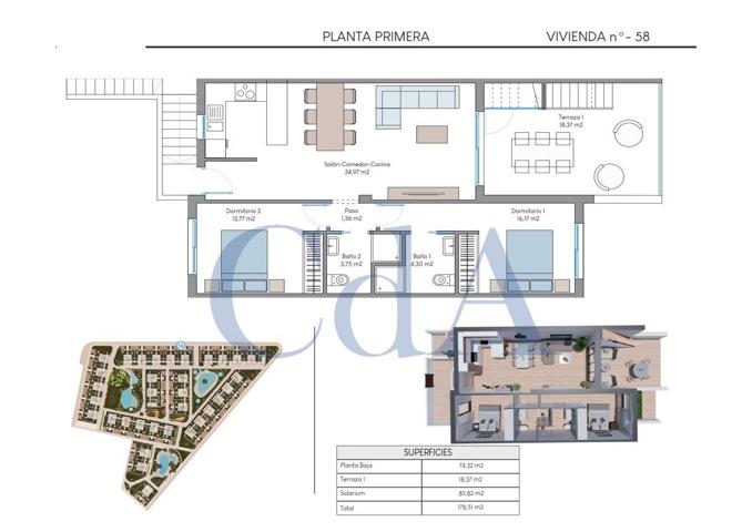 Bungalow de planta alta en Los Balcones  (Torrevieja) photo 0