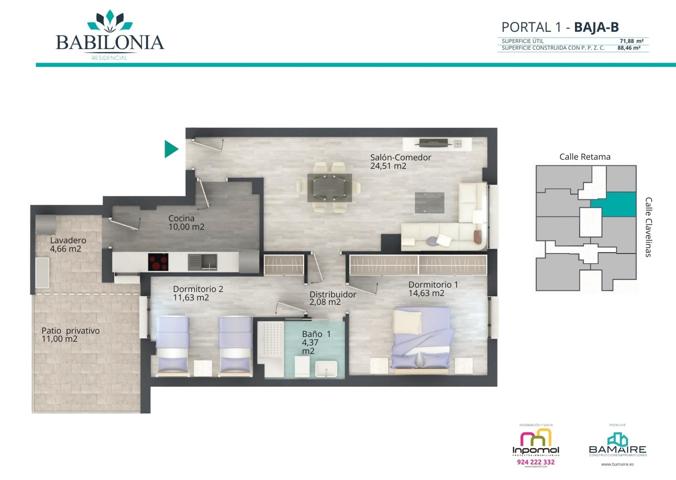 NUEVA PROMOCIÓN EN CIUDAD JARDÍN, PISO DE 2 DORMITORIOS CON PATIO ¡EN RESIDENCIAL CON PISCINA! photo 0