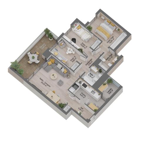 PISO EN VENTA EN EL RESIDENCIAL EL VALLE 3, BADAJOZ - OBRA NUEVA CON PISCINA Y JARDÍN 🌳🏊‍♂️ photo 0