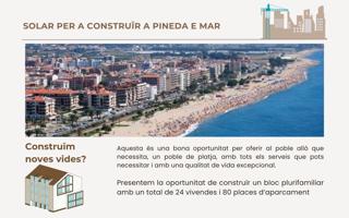 Solar edificable de 1.126 m2 en el centro de Pineda de Mar photo 0