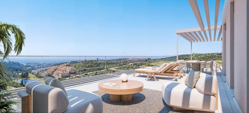 Complejo residencial de nueva construcción con vistas al golf y al mar cerca de Estepona photo 0