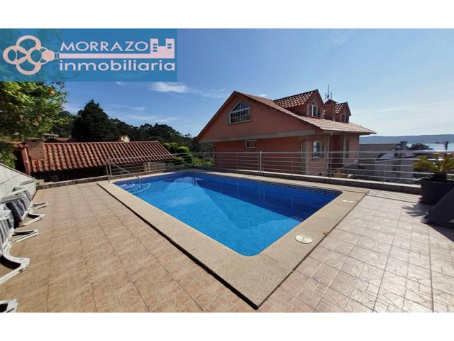 Casa en Beluso con piscina y vistas photo 0