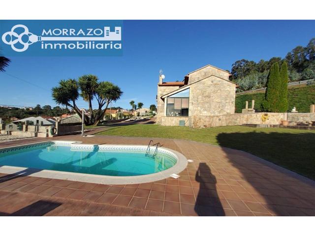 Casa rústica con piscina y vistas en Bueu photo 0