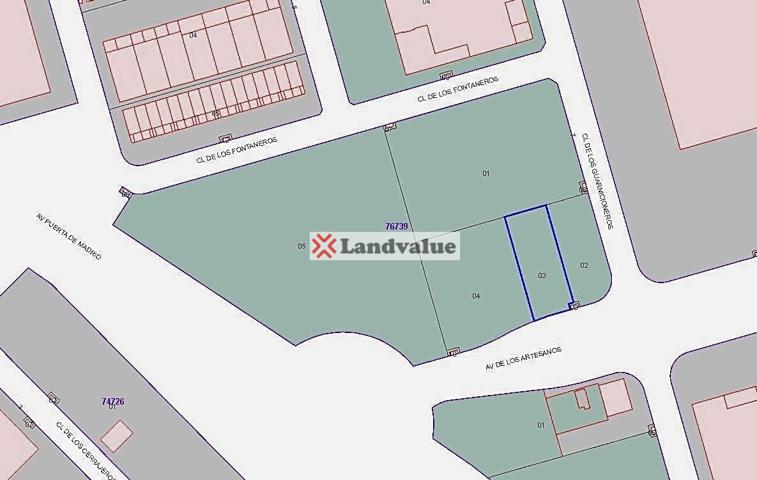 Terreno en venta en SAN FERNANDO DE HENARES de 2317 m2 photo 0