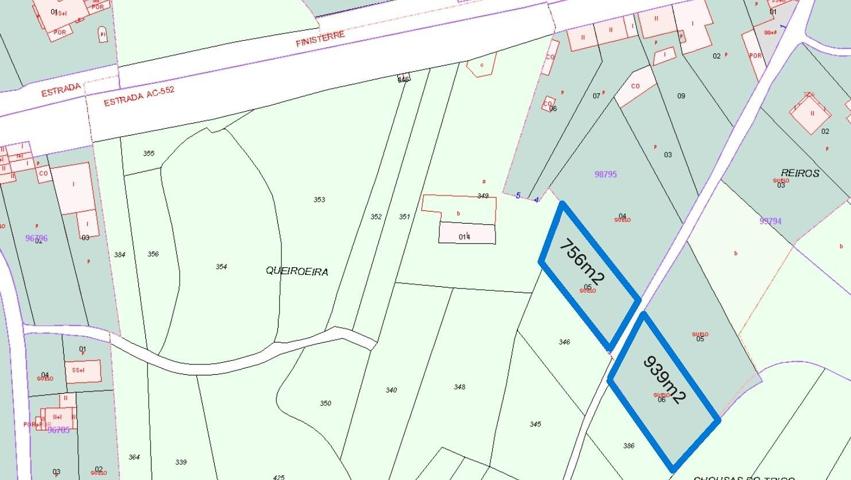 Se venden 2 fincas urbanas una enfrente a la otra en Cabovilano - A Laracha photo 0