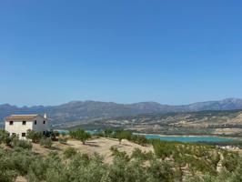 GR3914 - Alhama de Granada - chalet inacabado y cabaña de madera con vistas al lago y a la montaña photo 0