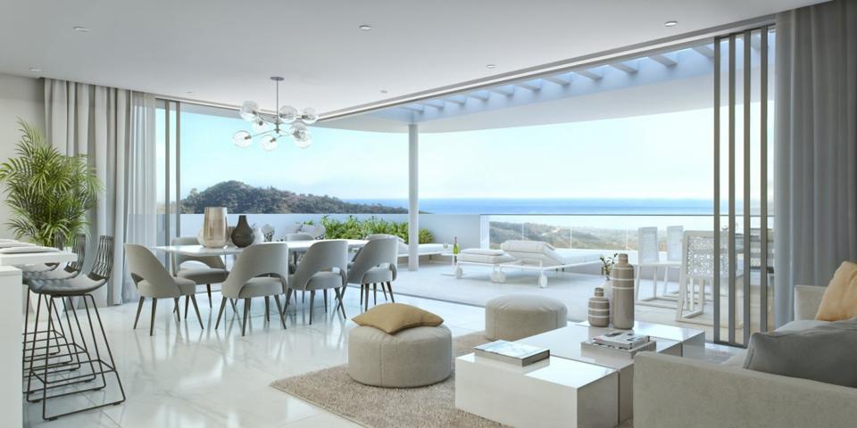 Espectacular apartamento por estrenar con impresionantes vistas al mar en un residencial Premium photo 0