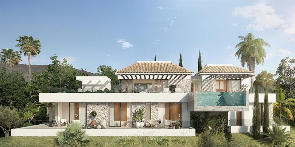 Preciosa villa moderna con vistas al mar en la prestigiosa zona de Santa María Golf cerca de todo photo 0
