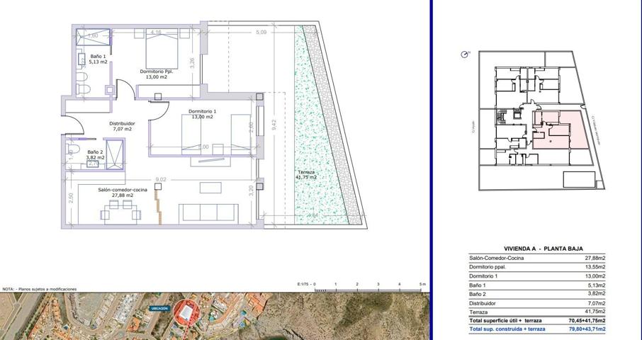 BAJO DE 2 DORMITORIOS CON ESPECTACULAR TERRAZA Y PISCINA COMUNITARIA EN EL HORNILLO photo 0