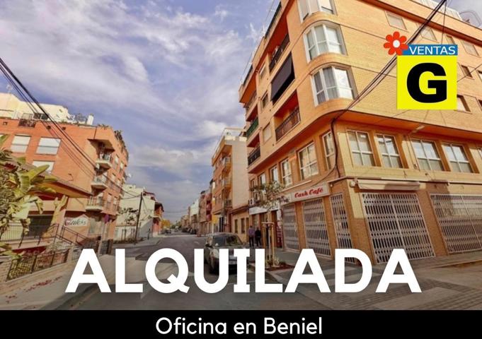 MARAVILLOSA OFICINA EN EL CENTRO DE BENIEL , SEMI-NUEVA, TODA EXTERIOR, HACE ESQUINA. ¡VISITELA YA! photo 0