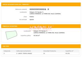 VENTA DE TERRENO EN LA TORRE DEL VALLE photo 0