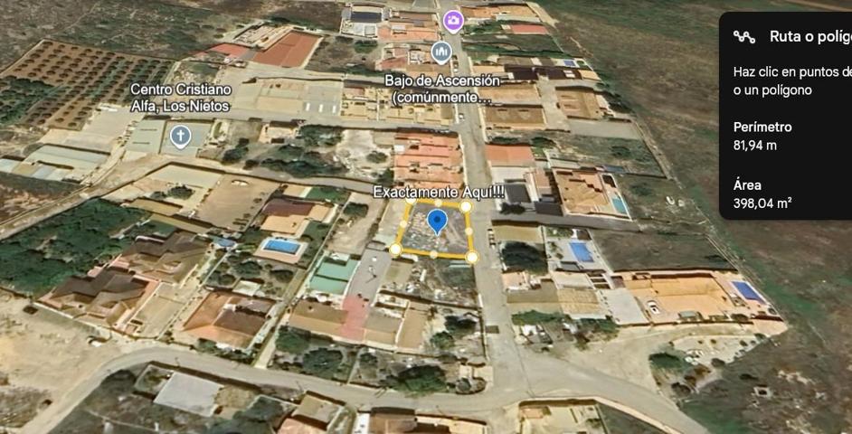 Terreno 400 mt edificable en los Nietos Viejos photo 0