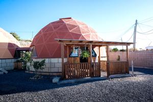 3 Domos Geodésicos,terreno y vistas paronímicas al mar en Chimiche photo 0