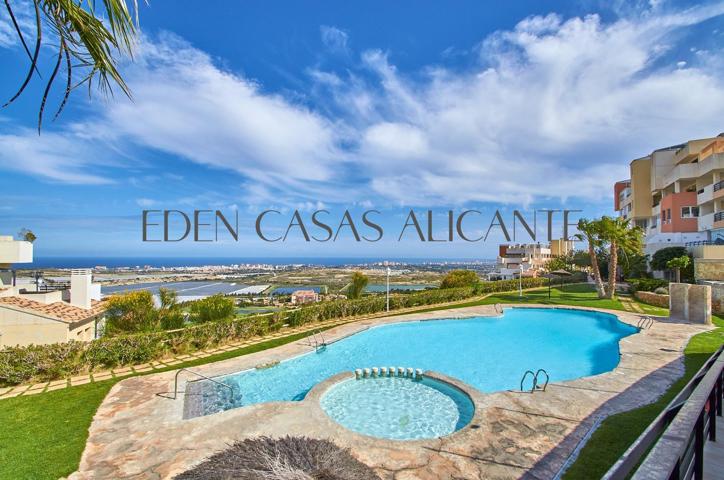 Piso de 2 dormitorios 2 baños con gran terraza con vistas al mar, piscina comunitaria y parking photo 0