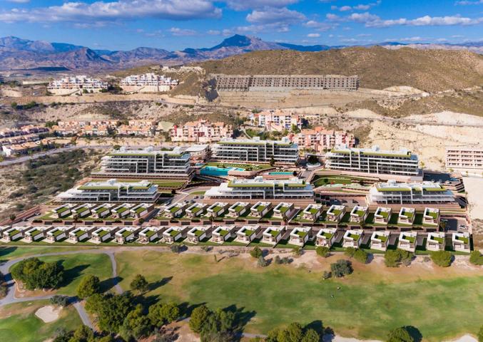 Apartamento planta baja en residencial de obra nueva en Bonalba Golf con vistas al mar photo 0