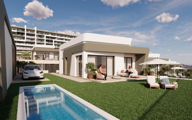 Villa independiente, 3 dormitorios en residencial de obra nueva en Bonalba Golf con vistas al mar photo 0