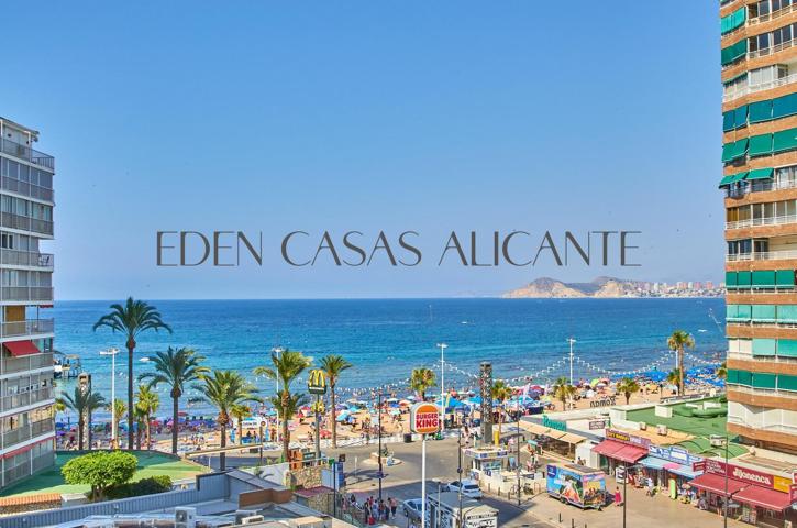 Piso de 1 dormitorio, 1 baño, a pie de playa con vistas al mar en Benidorm photo 0