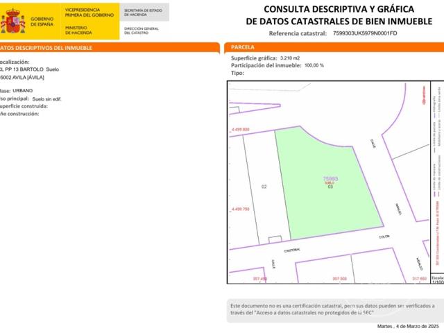 Terreno Urbanizable En venta en Ávila photo 0