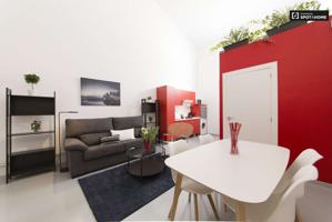 Elegante apartamento en sudio con aire acondicionado en alquiler en Ciudad Lineal photo 0