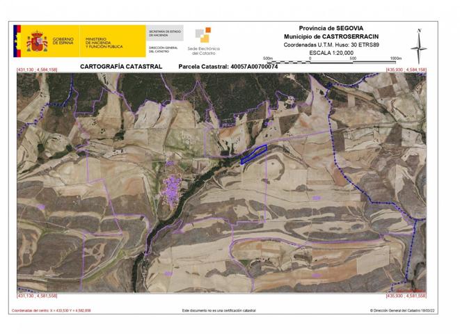 FINCA RÚSTICA EN EL CORRATON, CASTROSERRACIN (SEGOVIA) photo 0