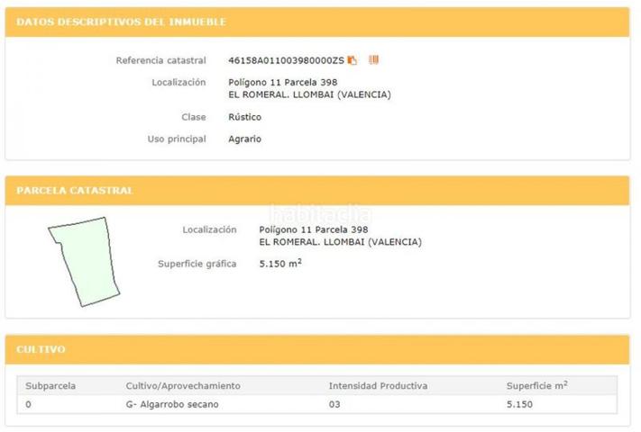 Terreno Urbanizable En venta en El Romeral, Llombai photo 0