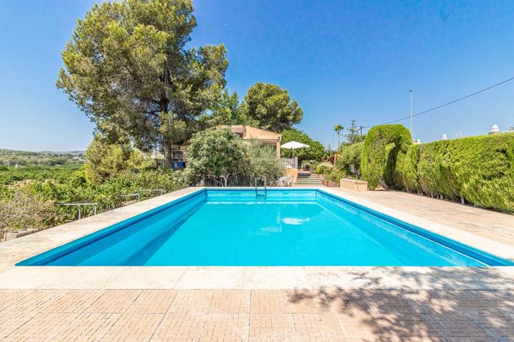 Chalet independiente con piscina y vistas despejadas en San Cristóbal (Alberic) photo 0