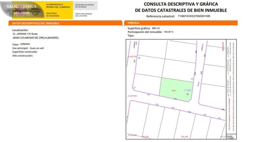 Terreno Urbanizable En venta en Balcon De Tajo Oeste, Colmenar De Oreja photo 0